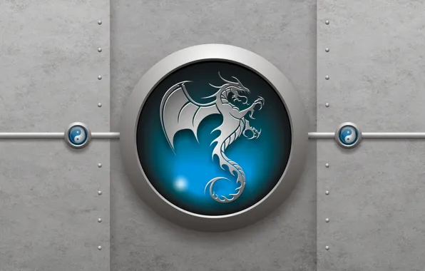 Picture sign, dragon, Yin