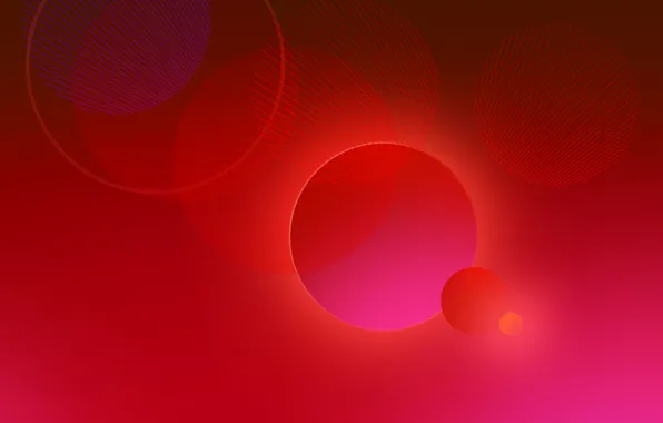 Color, circles, Abstraction, Nubia UI