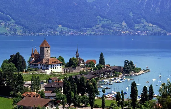 Picture lake, Switzerland, Spitz