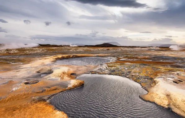 Landscape, nature, Iceland