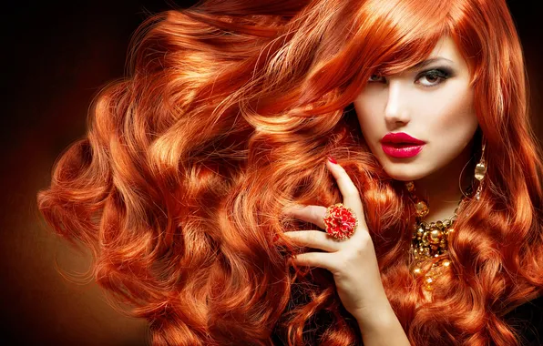 Look, decoration, style, background, model, hair, hand, portrait