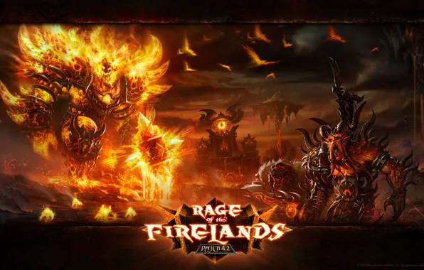 Picture the demon, Phoenix, elemental, fury of fire, Oka