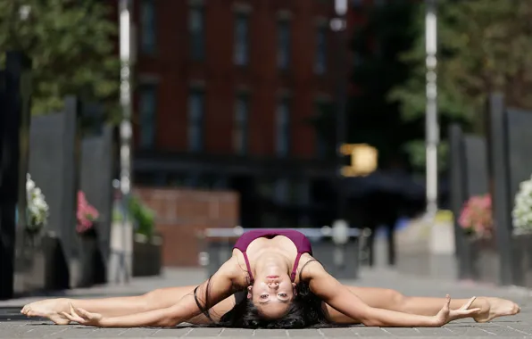 Picture pose, street, girl, Maddie, face, legs