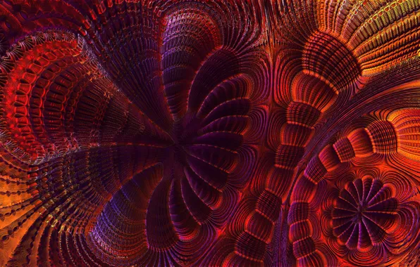 Light, pattern, color, spiral, the volume
