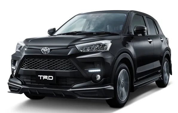 White background, exterior, Toyota, TRD, Toyota Racing Development, Toyota Raize