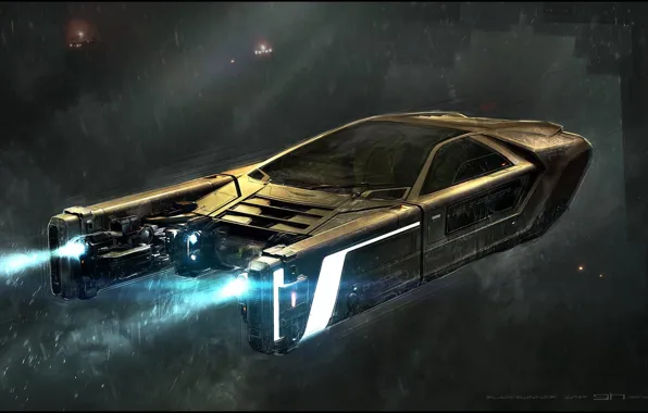Movie, transport, Concept Art, Blade Runner 2049