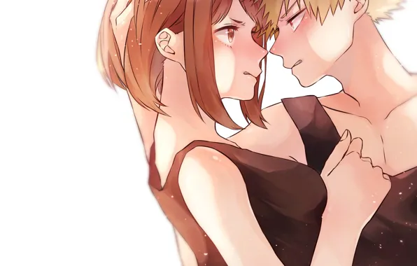 Fanart, Boku no Hero Academy, Pixiv, My Hero Academia, Uraraka Ochako, Fanart From Pixiv, Bakugou …