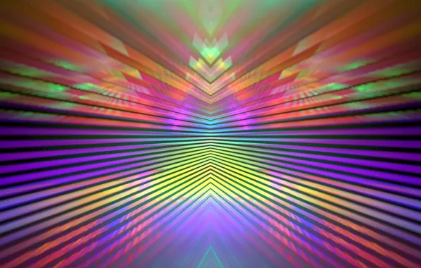 Color, rays, geometry, figure