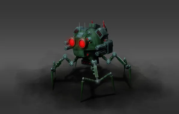 Picture robot, beetle, Snake, photoshop