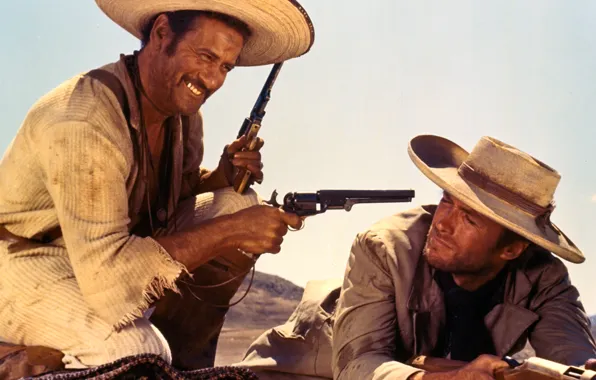 Picture actors, Western, Clint Eastwood, Good. Bad. Evil, Aldo Giuffrè