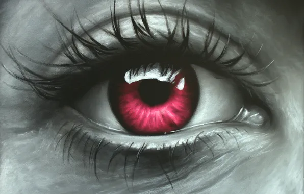 Eyes, oil, painting, canvas, art, Jonas Brodin