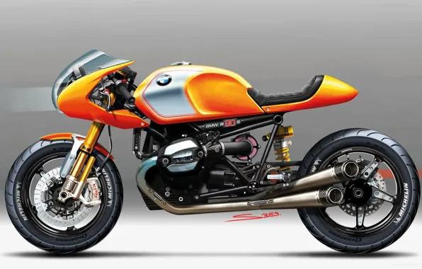 Picture BMW, Bike, 2013, CONCEPT, NINETY
