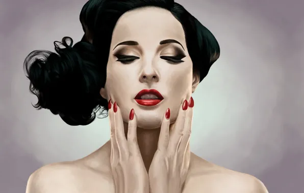 Picture singer, DITA VON TEESE, model, Dita Von Teese