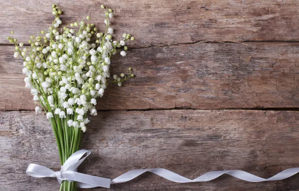 Picture flowers, bouquet, tape, lilies of the valley