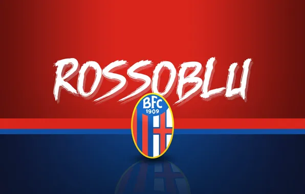 Wallpaper, sport, logo, football, Bologna, Serie A, Rossoblu