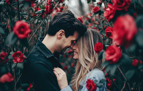 Girl, love, holiday, hugs, pair, male, guy, Valentine's Day