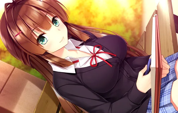 Picture girl, anime, art, kami-march highly-chan
