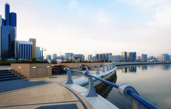 The city, Abu Dhabi, Arab Emirates