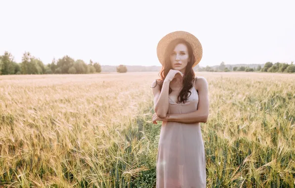 Picture Girl, hat, Kirill Sokolov