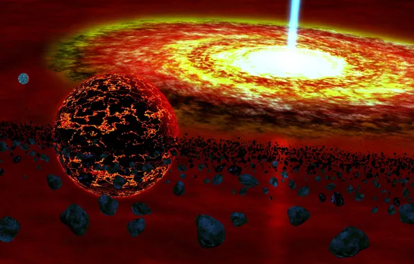 Picture space, rays, art