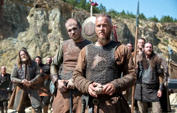 Picture the series, drama, Vikings, historical, The Vikings, Travis Fimmel, Ragnar Lothbrok, Floki