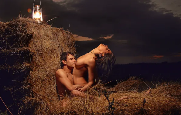 Girl, love, nature, guy, lovers