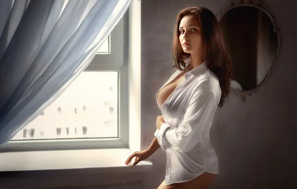 Picture white, look, girl, light, sexy, pose, photo, model