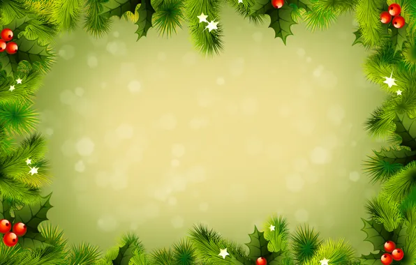 Stars, holiday, new year, spruce, cool