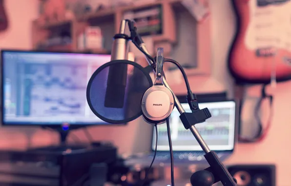 Studio, Phillips, Mic