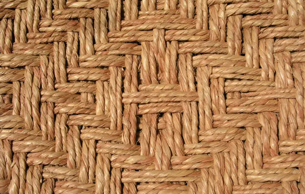 Texture, rope, fiber, netting, straws, natural material, straw plaits