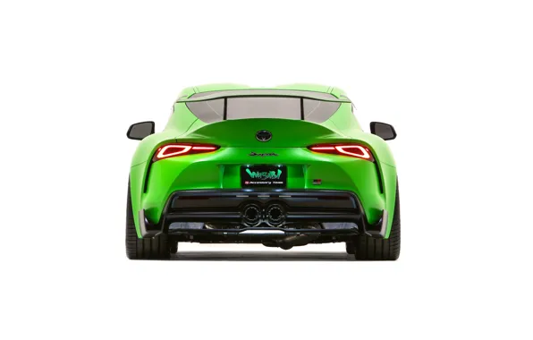 Toyota, rear view, Supra, 2019, GR Above, A90, SEMA 2019, Wasabi Concept