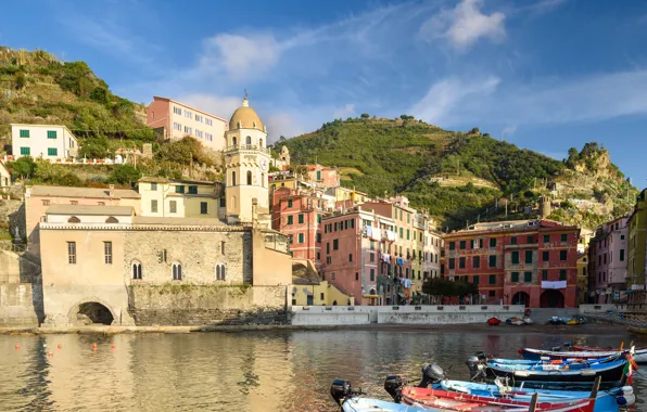 Tower, Italy, Vernazza, Liguria