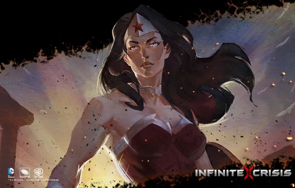 Picture DC comics, Warner Games, Infinite Crisis, Wonder Women