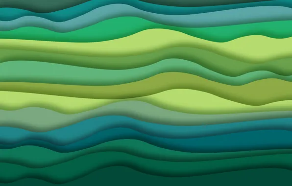 Picture line, abstraction, green, texture, pattern