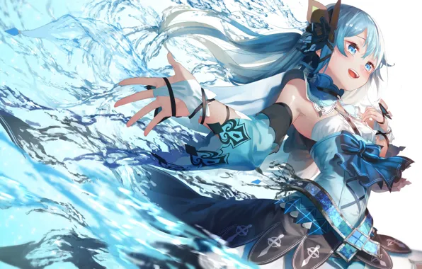 Free download touhou anime art water girl full moon glitter background  [2016x1134] for your Desktop, Mobile & Tablet | Explore 47+ Water Girl  Wallpaper | Water Backgrounds, Water Droplet Wallpaper, Water Background