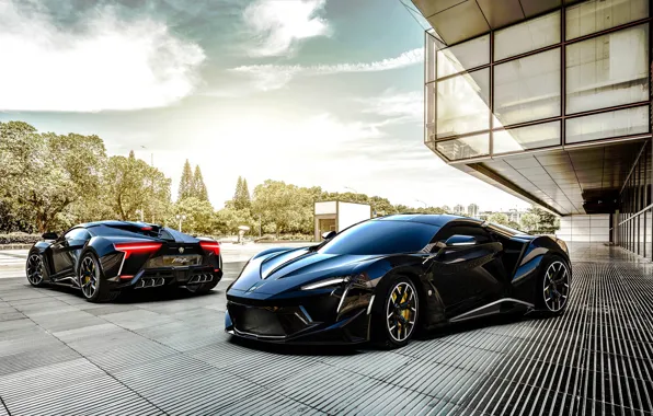Auto, Black, Machine, Rendering, Supercar, Concept Art, Sports car, SuperSport