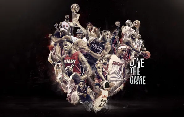 Picture Sport, Basketball, Miami, NBA, LeBron James, Heat, Player, Love the game