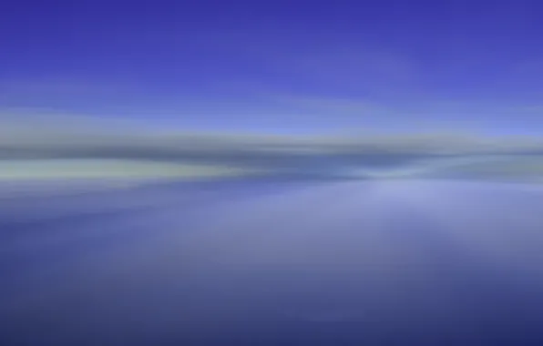 Picture sea, nature, blur, horizon