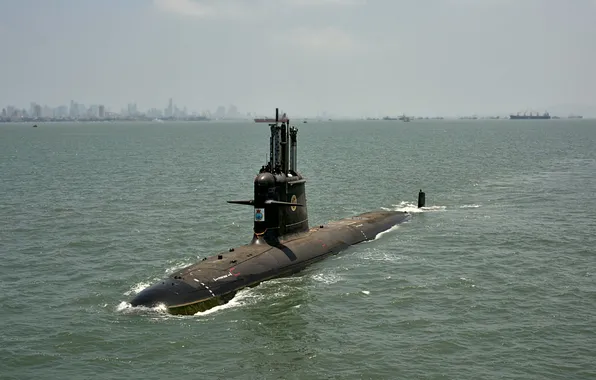 Submarine, The Indian Navy, diesel-electric, INS Vaghsheer