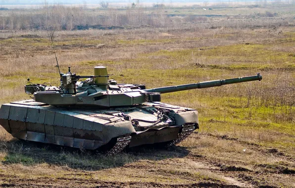 Picture field, tank, Ukraine, T-80 &ampquot;Stronghold&ampquot;