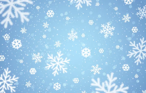Winter, snowflakes, background, winter, background, snowflakes