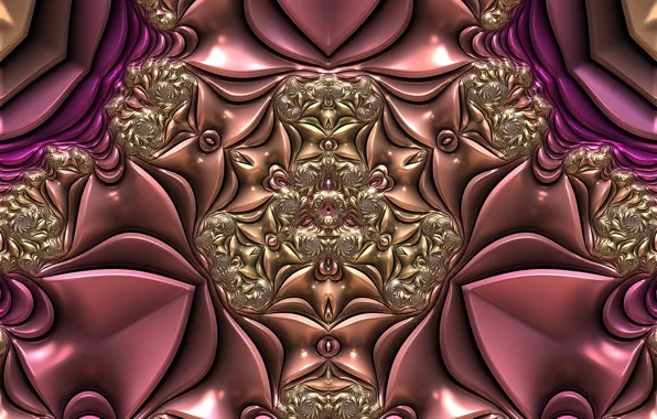 Abstraction, pattern, fractals, fractal, ornament, symmetry, abstract background