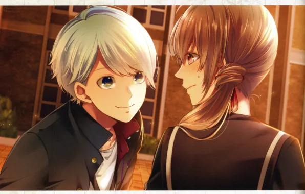Smile, school uniform, visual novel, the guy with the girl, Surah Of The Digit, by …