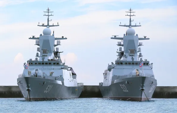 Pier, Navy, Russia, corvettes