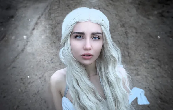 Girl, rock, outfit, image, cosplay, Daenerys Targaryen, Svetlana Hoffman, Lunny Chan
