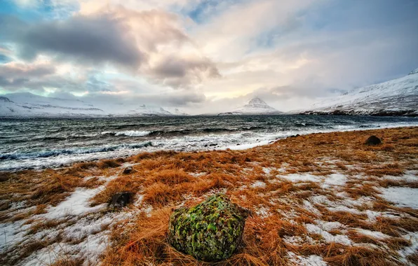 Sea, landscape, shore