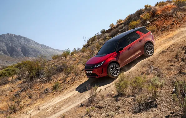 Mountains, the descent, Land Rover, primer, crossover, SUV, 2020, Discovery Sport