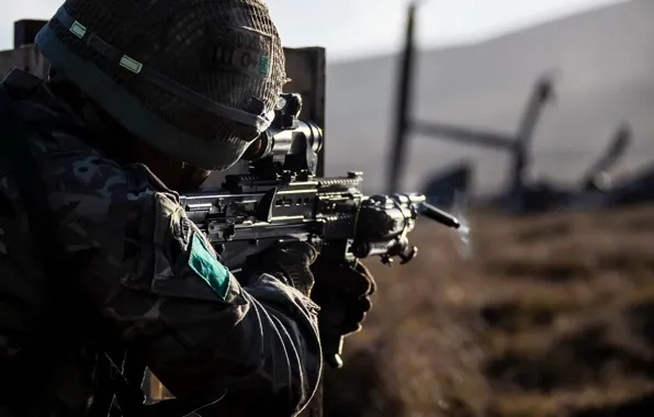 Weapons, army, soldiers