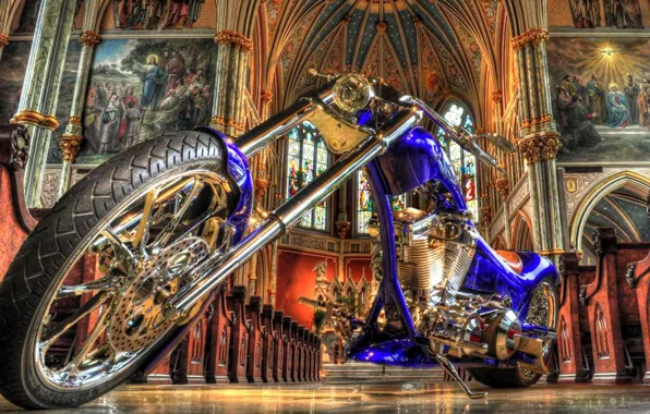 Picture tuning, motorcycle, Church, bike, VICTORY CYCLES, THUNDER CYCLE DESIGN, CUSTOM CHOPPER