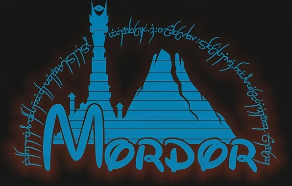 Logo, disney, Mordor, Sauron